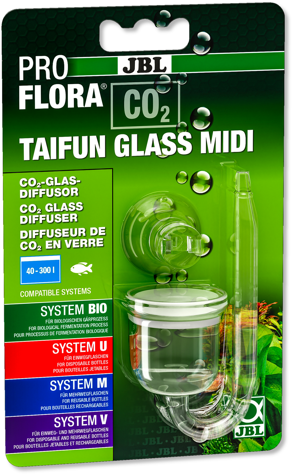 JBL PROFLORA CO2 TAIFUN GLASS MIDI