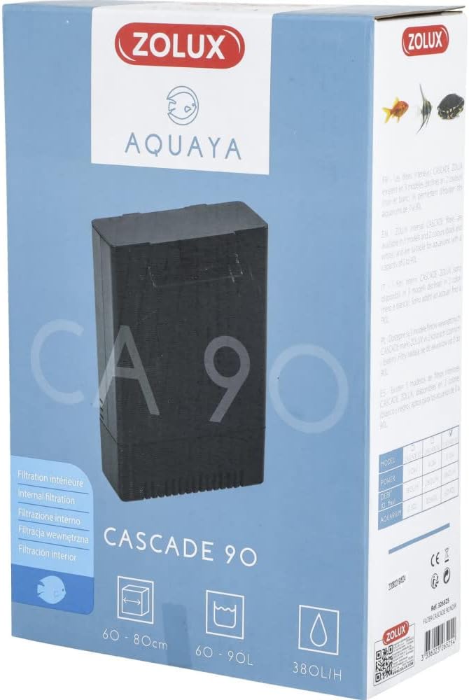 FILTRO CASCATA 90 NEGRO AQUAYA